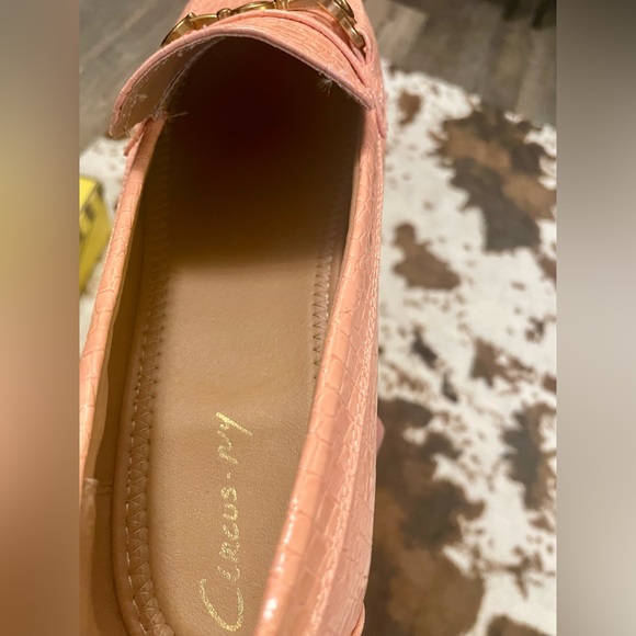 Sam Edelman Vegan Leather Lug Sole Deana Loafer, Malibu Peach, 11, Like New - Picture 4 of 16